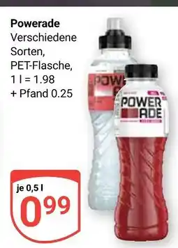 Globus Powerade verschiedene sorten Angebot