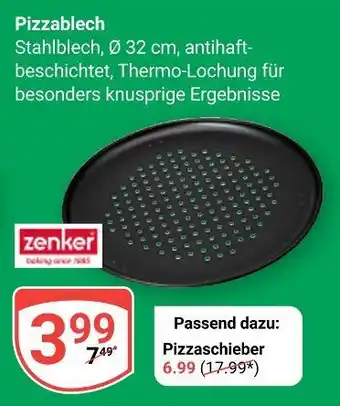Globus Zenker pizzablech Angebot