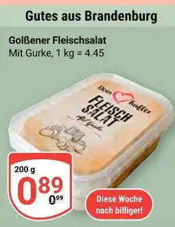 Globus Golßener fleischsalat Angebot