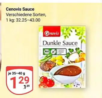 Globus Cenovis dunkle sauce Angebot