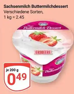 Globus Sachsenmilch buttermilchdessert Angebot