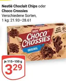 Globus Nestlé choclait chips Angebot