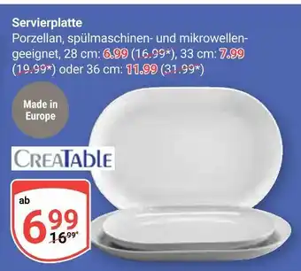 Globus Creatable servierplatte Angebot