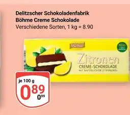 Globus Delitzscher schokoladenfabrik böhme creme schokolade Angebot