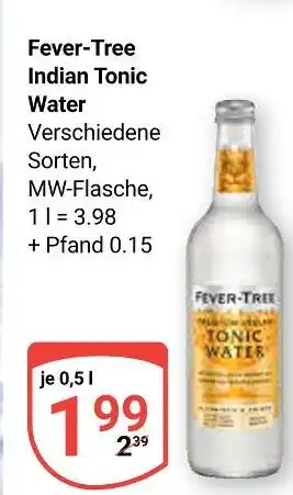Globus Fever-tree indian tonic water Angebot