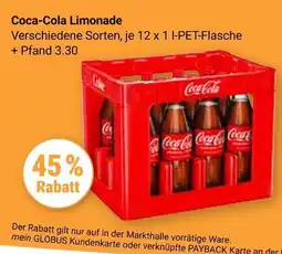 Globus Coca-cola limonade Angebot