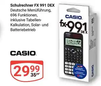 Globus Casio schulrechner fx 991 dex Angebot