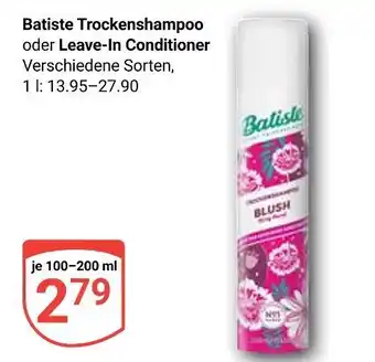 Globus Batiste trockenshampoo Angebot