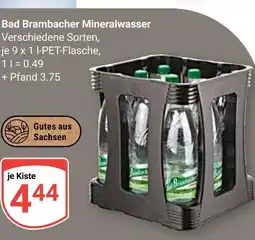 Globus Bad brambacher mineralwasser Angebot
