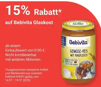 Globus Bebivita gemüse-reis mit rindfleisch Angebot