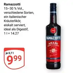 Globus Ramazzotti amaro Angebot
