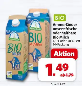 Markant Ammerländer bio milch Angebot