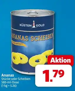 Markant Küsten gold ananas scheiben Angebot