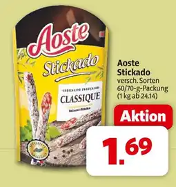 Markant Aoste stickado Angebot