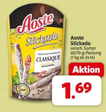 Markant Aoste stickado Angebot