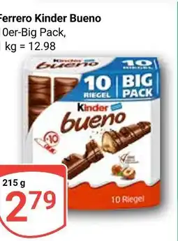 Globus Ferrero kinder bueno Angebot