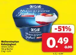Markant Weihenstephan rahmjoghurt Angebot
