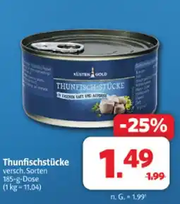 Markant Küsten gold thunfischstücke Angebot