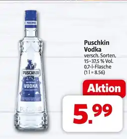 Markant Puschkin vodka Angebot