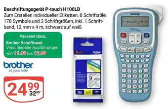 Globus Brother beschriftungsgerät p-touch h100lb Angebot