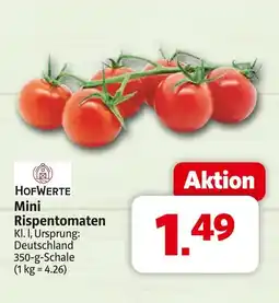 Markant Hofwerte mini rispentomaten Angebot