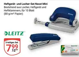 Globus Leitz heftgerät- und locher-set nexxt mini Angebot