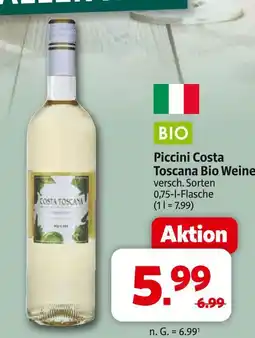 Markant Piccini costa toscana bio weine Angebot