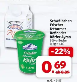 Markant Schwälbchen frischer fettarmer kefir Angebot
