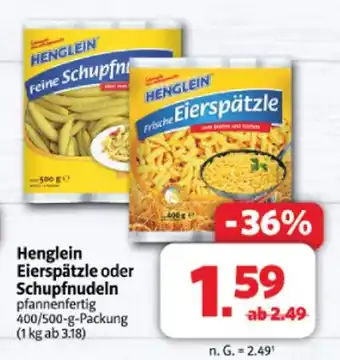 Markant Henglein eierspätzle Angebot