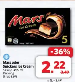 Markant Mars ice cream Angebot