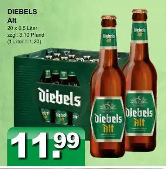 Getränkeparadies Gefromm Diebels alt Angebot
