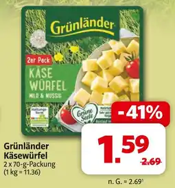 Markant Grünländer käsewürfel Angebot