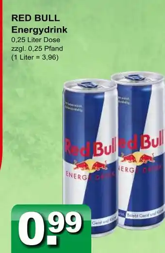 Getränkeparadies Gefromm Red bull energydrink Angebot