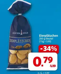 Markant Küsten gold eierplätzchen Angebot
