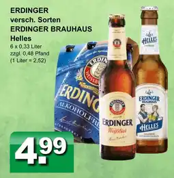 Getränkeparadies Gefromm Erdinger brauhaus helles Angebot