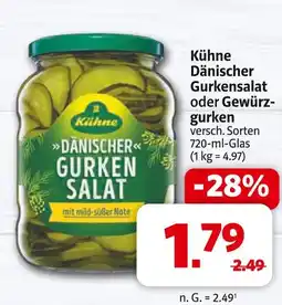 Markant Kühne dänischer gurkensalat Angebot