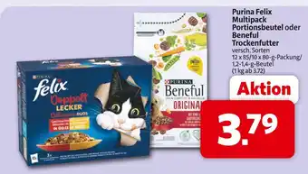 Markant Purina felix multipack portionsbeutel Angebot