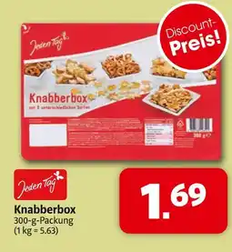 Markant Jeden tag knabberbox Angebot