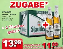Getränkeparadies Gefromm Stauder versch. sorten Angebot