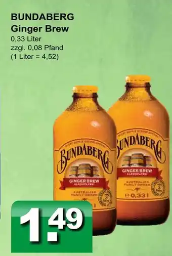 Getränkeparadies Gefromm Bundaberg ginger brew Angebot
