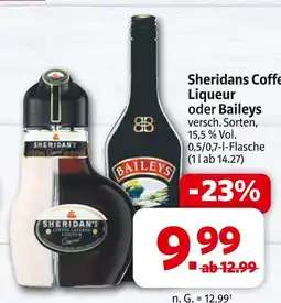 Markant Sheridan's coffee liqueur Angebot