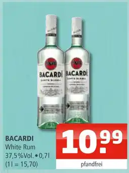 Getränke Oase Bacardi white rum Angebot