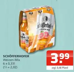 Getränke Oase Schöfferhofer weizen-mix Angebot