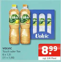 Getränke Oase Volvic touch oder tee Angebot