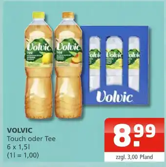 Getränke Oase Volvic touch oder tee Angebot