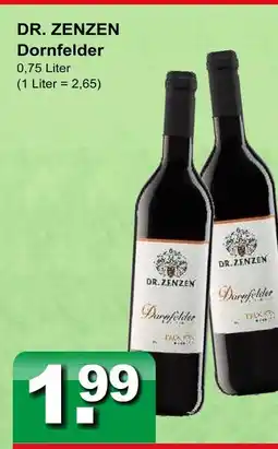 Getränkeparadies Gefromm Dr. zenzen dornfelder Angebot