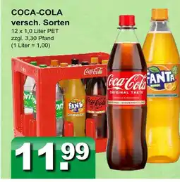 Getränkeparadies Gefromm Coca-cola versch. sorten Angebot