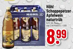 trinkgut Höhl schoppepetzer apfelwein naturtrüb Angebot