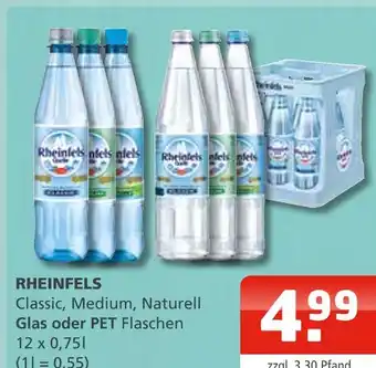 Getränke Oase Rheinfels classic, medium, naturell Angebot