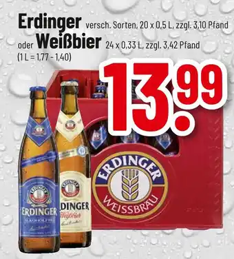 trinkgut Erdinger versch. sorten Angebot